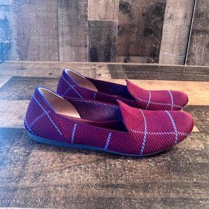 Rothy’s Burgundy Grid Loafer Rothys